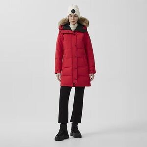 Canada Goose Women's Shelburne Red Puffer Jacket